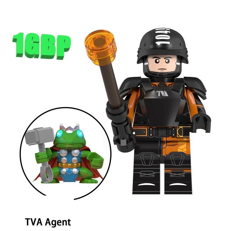 1GBP Special Offer: TVA Agent Loki Avengers Custom Marvel Super Heroes Minifigs Minifigures Fit Lego WM2194