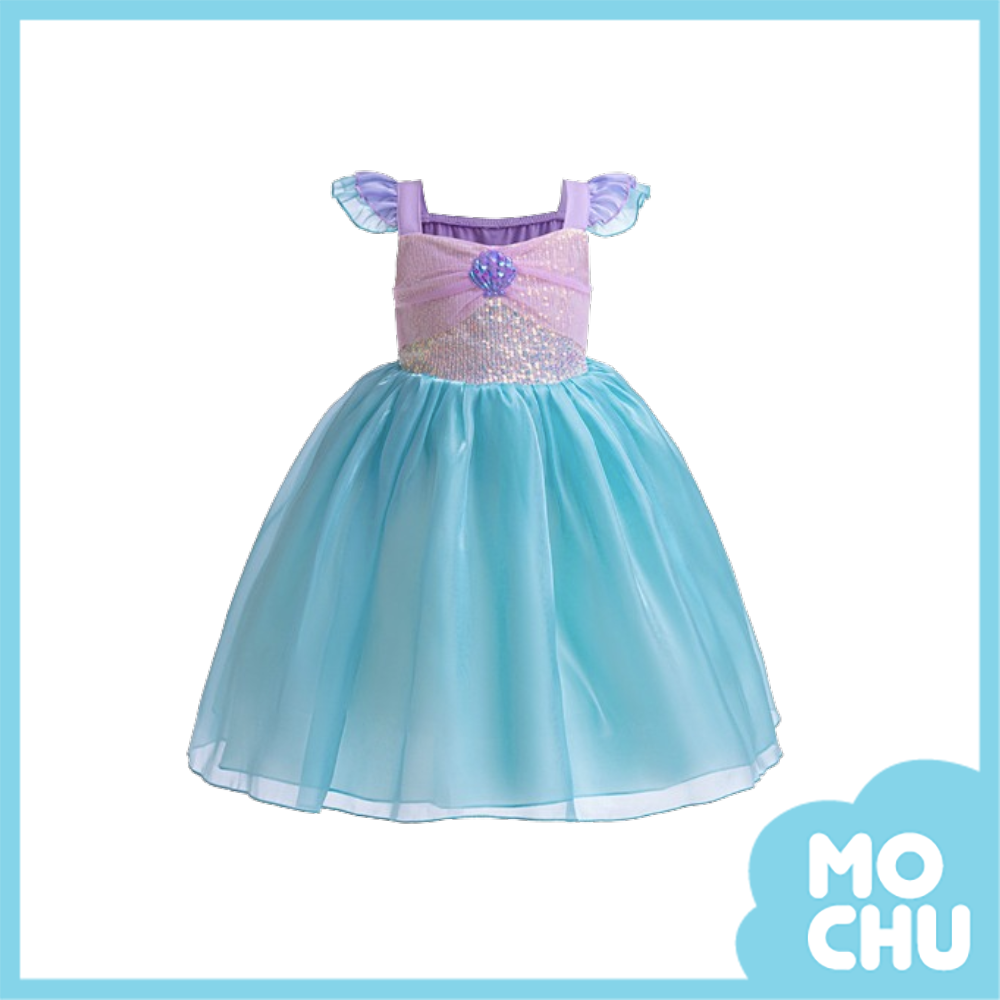 貝殼閃閃飛袖澎澎裙