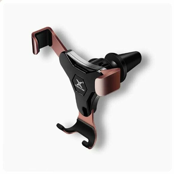 New gravity sensing car mobile phone holder (alloy holder - rose gold)