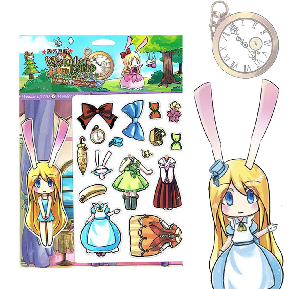 【信懇】換裝寶貝磁鐵/磁貼遊戲包－愛麗絲