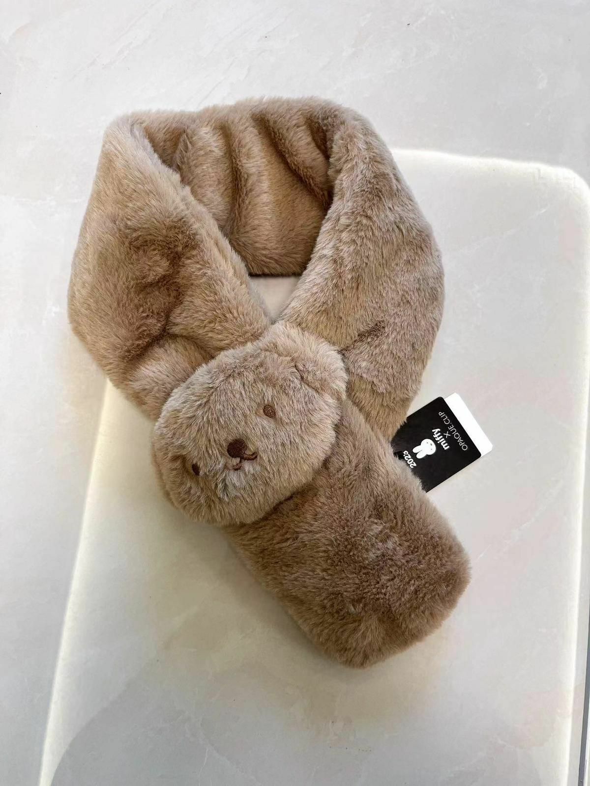 日單 Miffy仿兔毛親子頸巾
