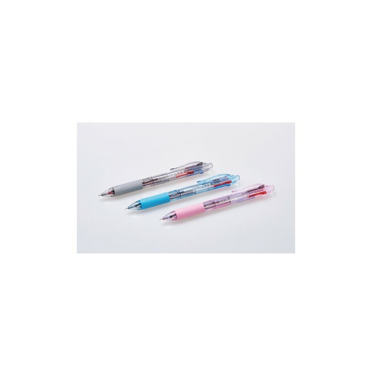 SIMBALI 雄獅4色中油筆  黑+紅+藍+紫 0.5mm SG-005-BRBLPU-05mm