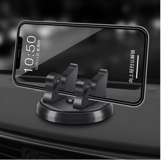 New car center console mobile phone holder can rotate 360 ​​degrees (black)