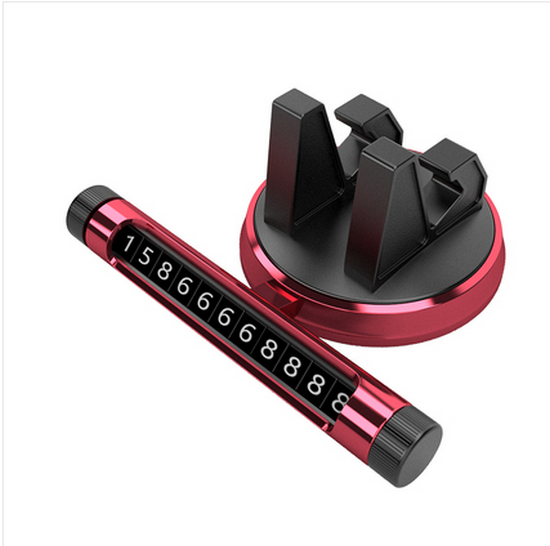 New car center console two-in-one parking sign mobile phone holder [Please contact customer service to confirm the delivery color after placing the order]