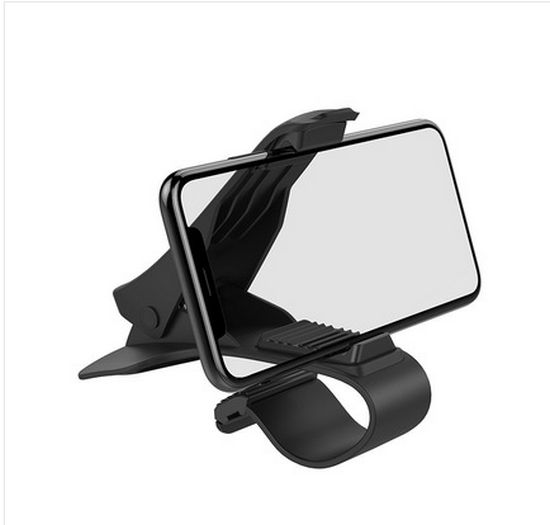 New car center console snap-on mobile phone holder (horizontal clamp type, angle cannot be adjusted)