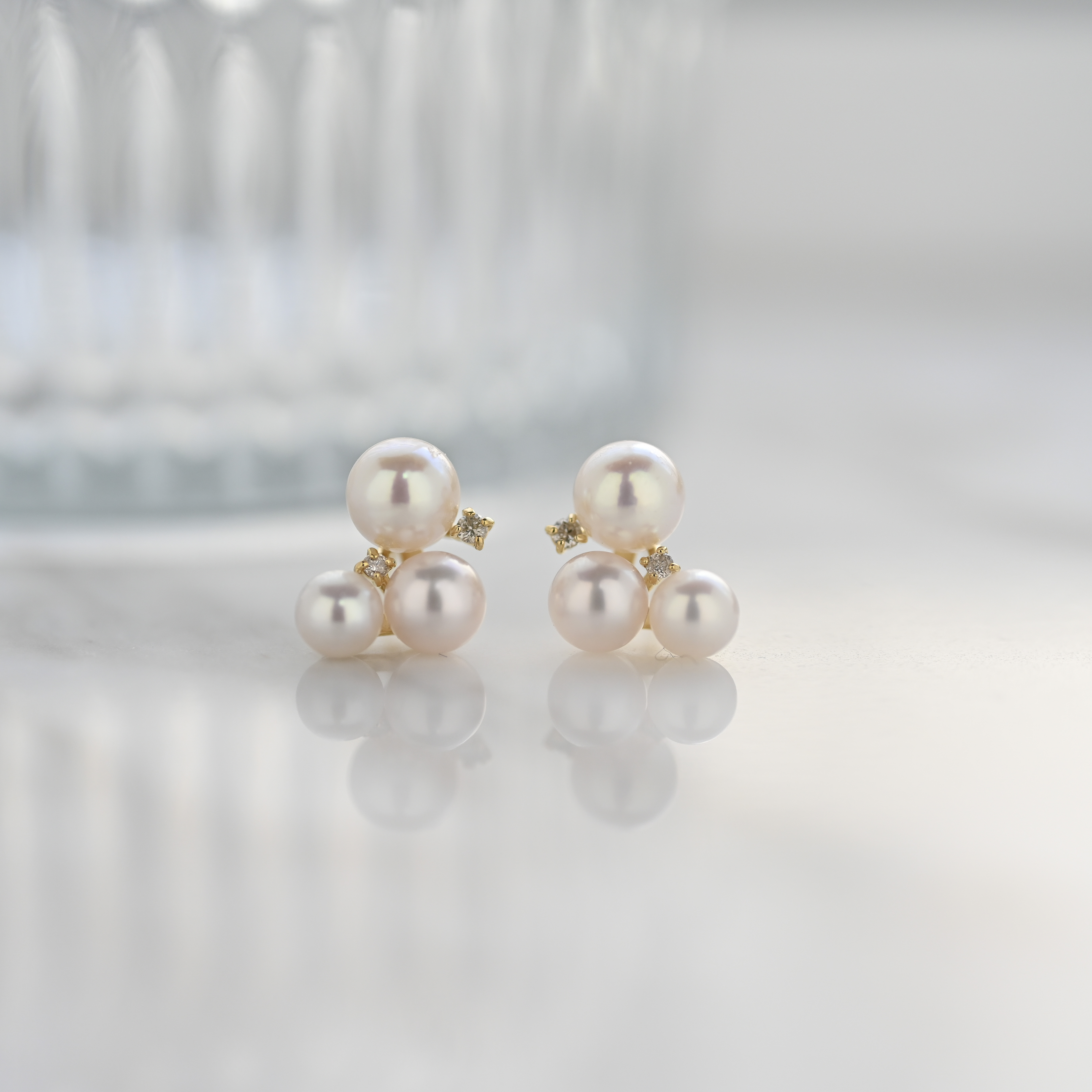18K 4-5mm Akoya Pearl Earring