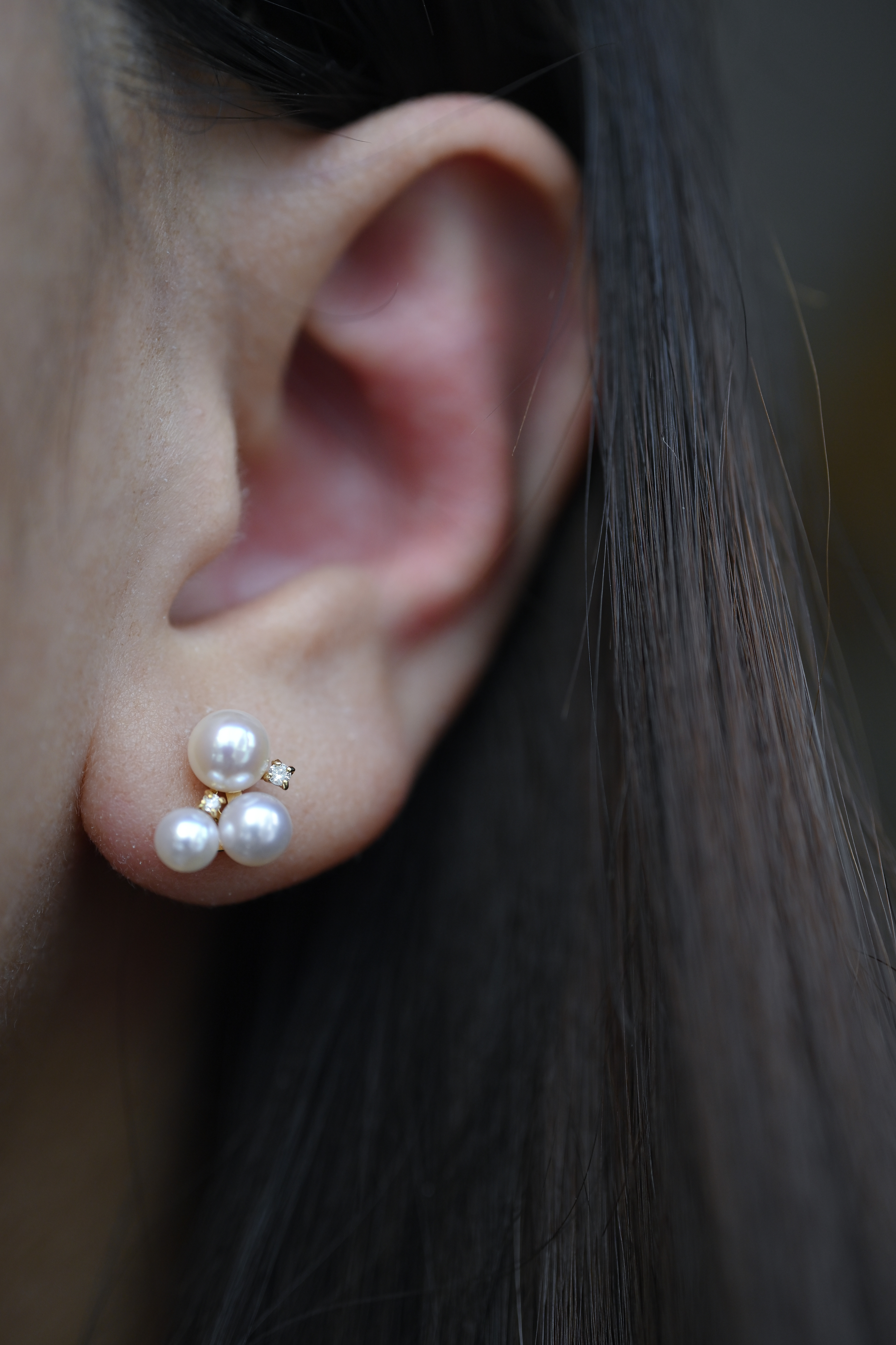 18K 4-5mm Akoya Pearl Earring