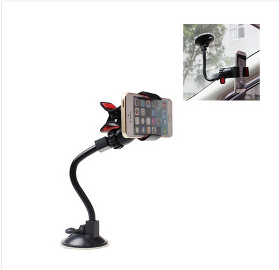 New car glass suction cup mobile phone holder (black)