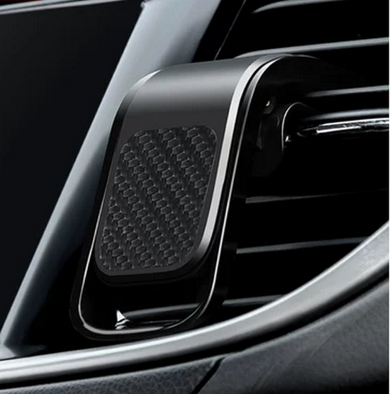New car air outlet magnetic strong magnet mobile phone holder (black)