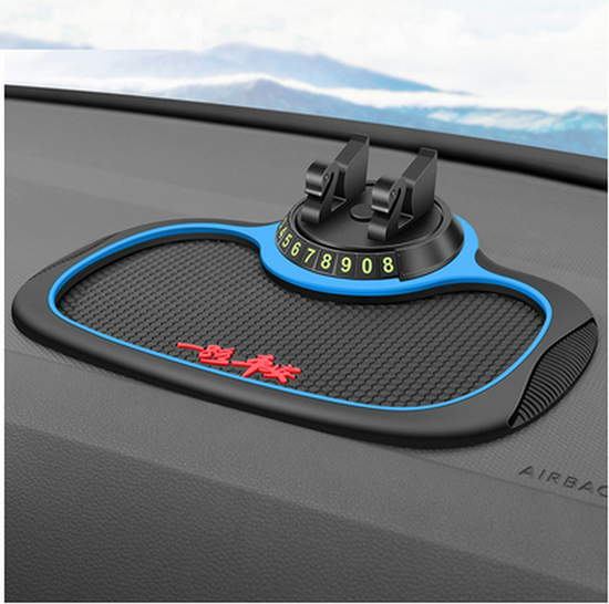 New car swan rotating mobile phone holder anti-slip mat with parking sign [please contact customer service to confirm the delivery color after placing the order]