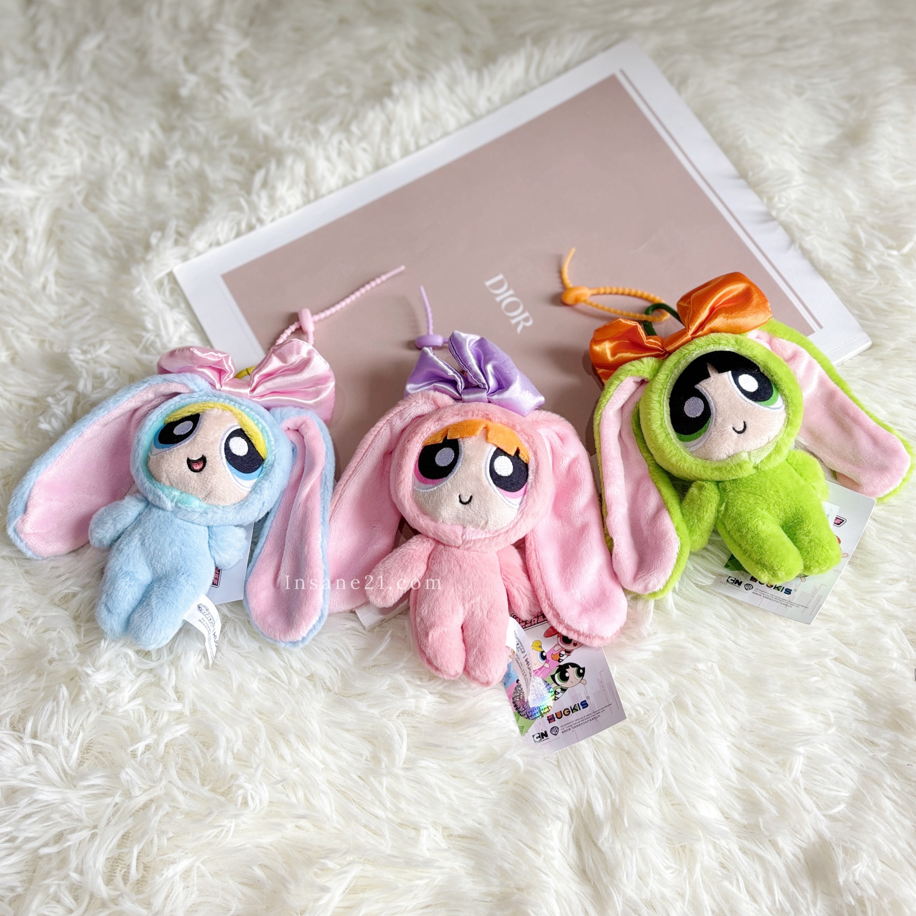 飛天小女警 扮兔款 兔兔裝 吊飾 掛飾 12CM 蝴蝶結 鑰匙圈 華納正版授權 玩偶