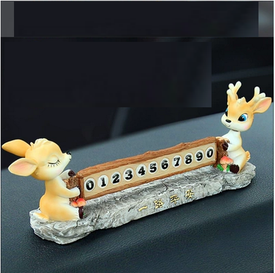 New car temporary parking sign ornaments can be rotated [please contact customer service to confirm the delivery size and color after placing the order]