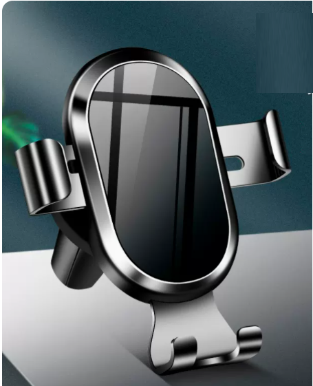New air outlet car gravity sensor mobile phone holder (piano black)