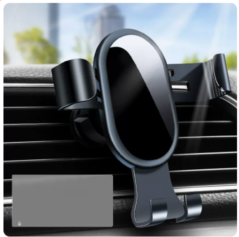 New air outlet car gravity sensing mirror phone holder (piano black)