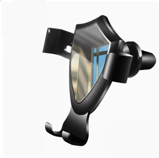 New upgraded and thickened car air outlet bracket navigation bracket mobile phone holder (bright silver)