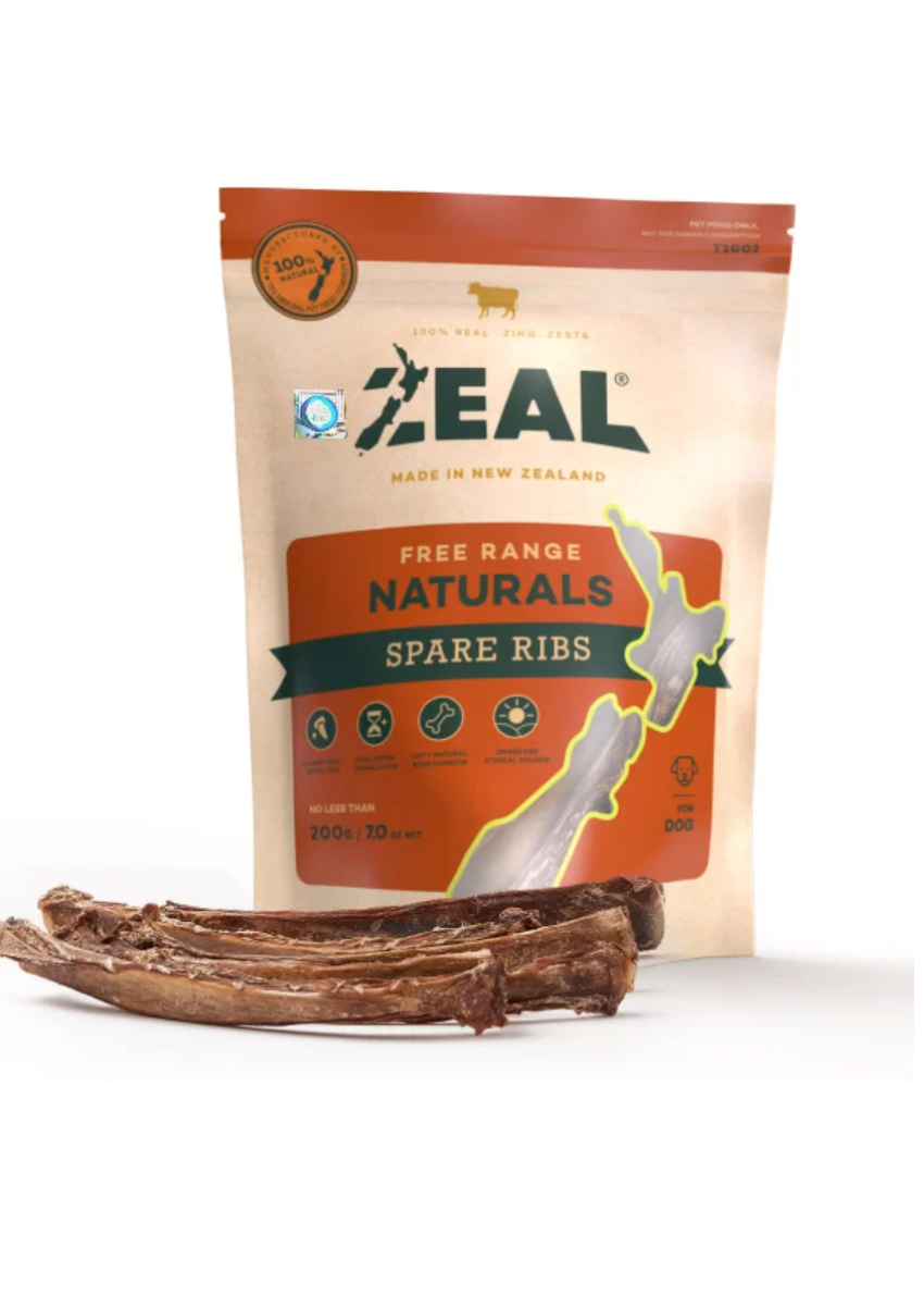 Zeal 紐西蘭牛仔肋骨狗小食 (200g)