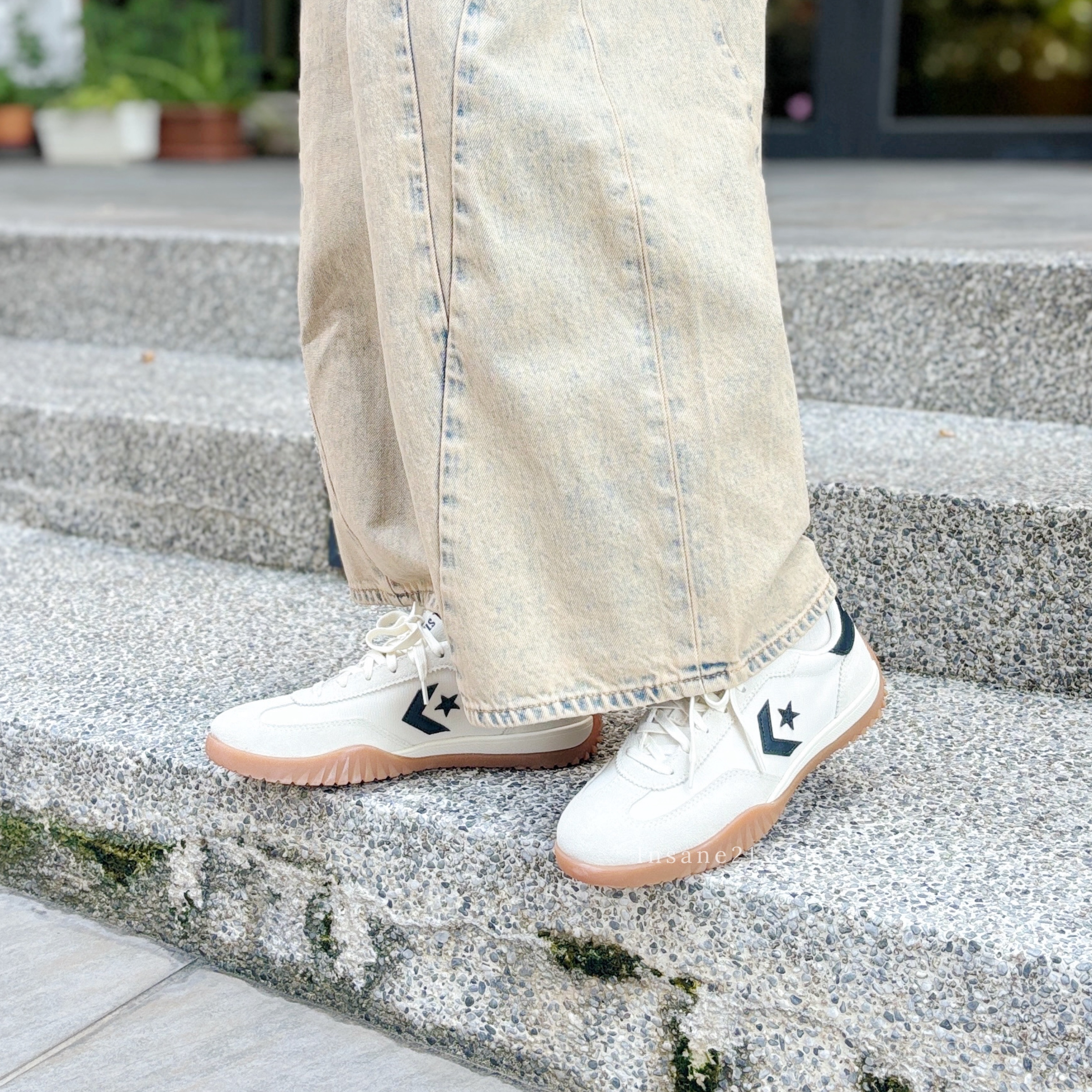 CONVERSE RUN STAR TRAINER OX 米白 德訓鞋 復古 麂皮 焦糖底 A08262C