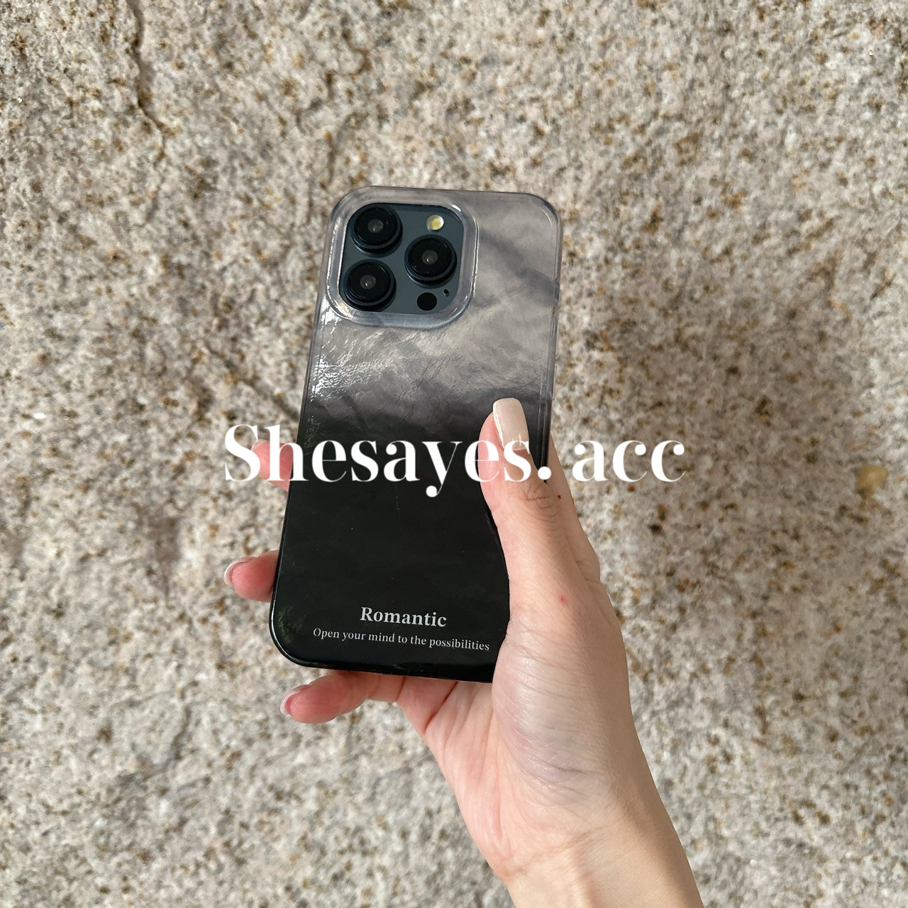 IPHONE 冰川山系漸層手機殼