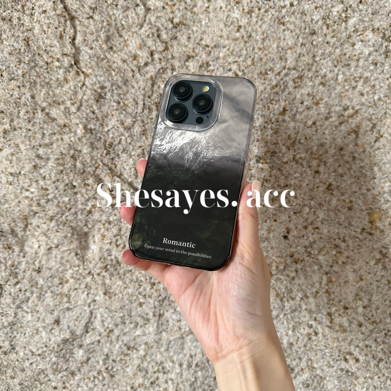 IPHONE 冰川山系漸層手機殼