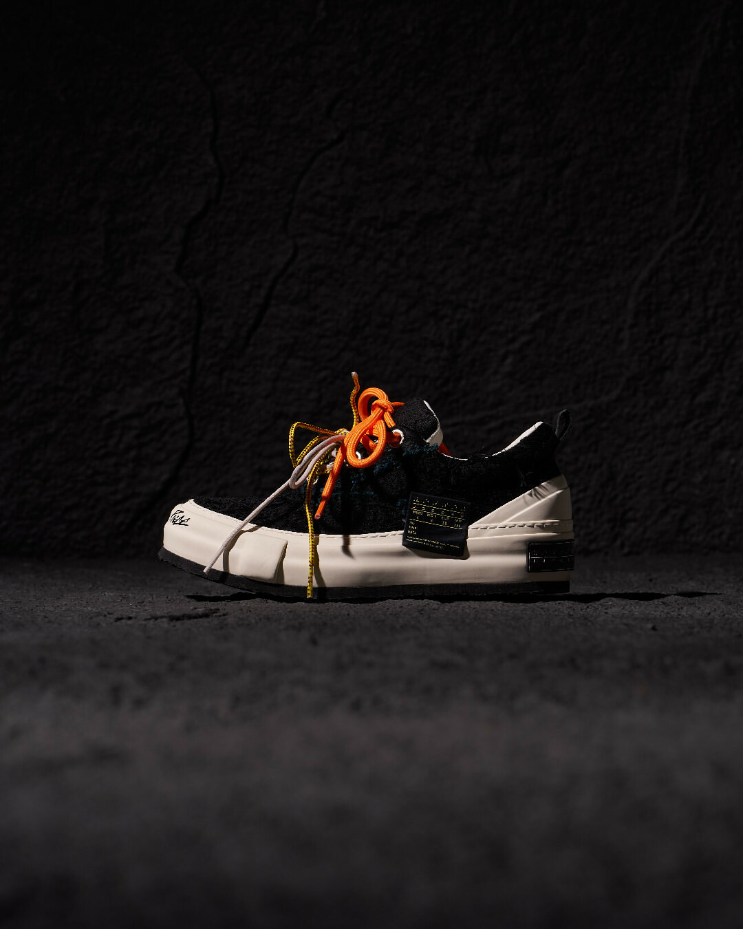 xVessel natural black Snowflake 雪花酥 雪花黑白 帆布鞋  硫化鞋S24X36