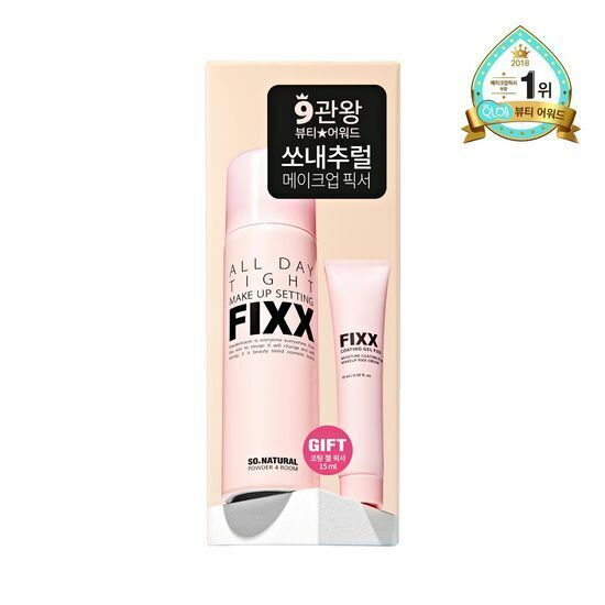 《Olive young連線》so natural All Day making Up setting Fixer 75mL+gel cream 15ml