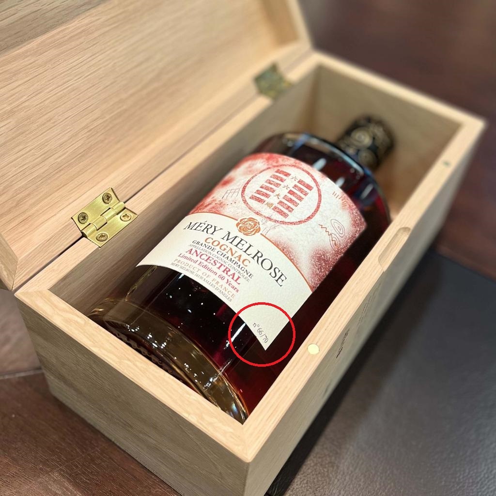 Mery Melrose Ancestral 陳年60年有機干邑白蘭地 Mery Melrose Ancestral Aged 60 Years Organic Grande Champagne Cognac 700ml