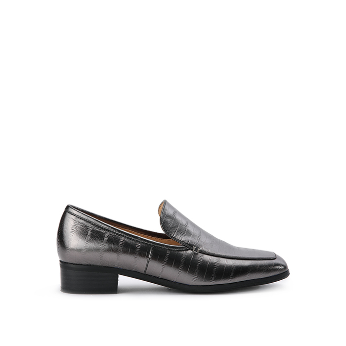 Stamped Eel Loafers