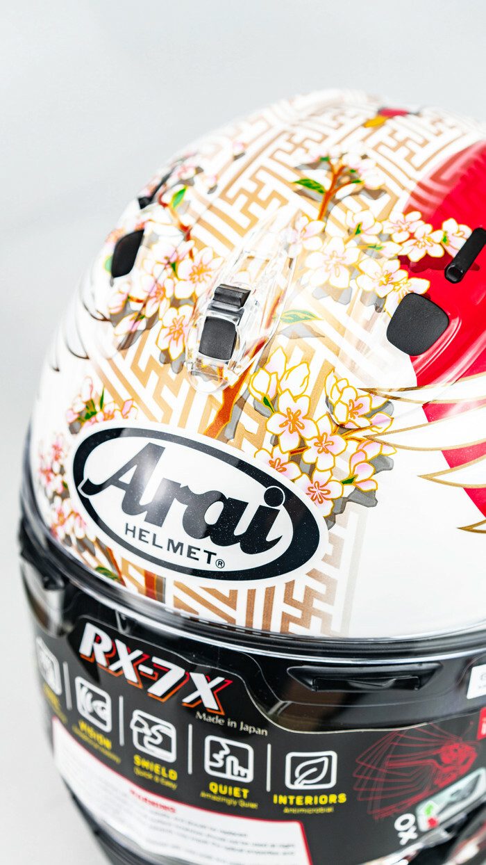 鶴天 鶴頭 稀少品 ARAi RX7X TSUBASA (丹頂鶴） 彫刻・オブジェ