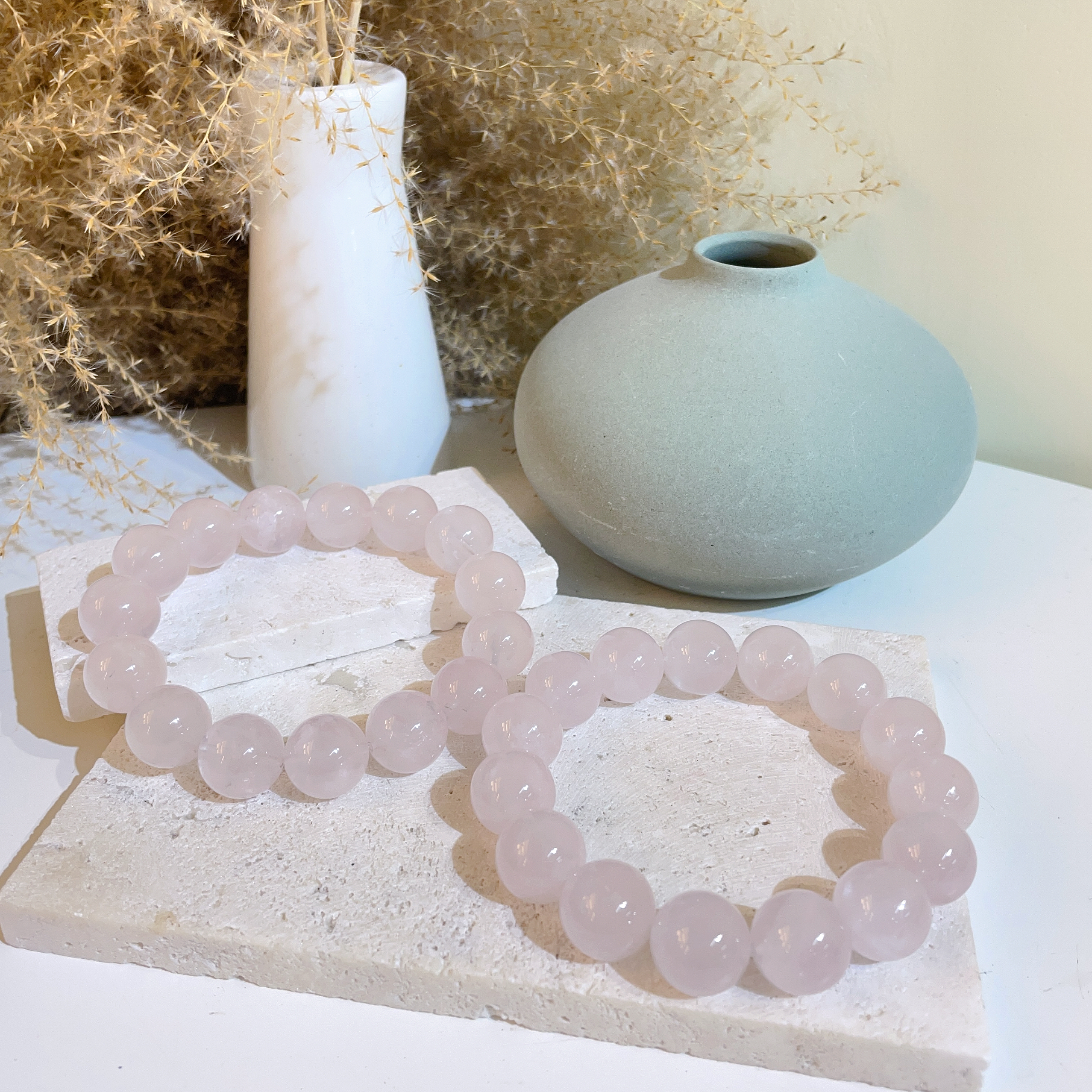 ❤️$120 粉晶手串 14mm