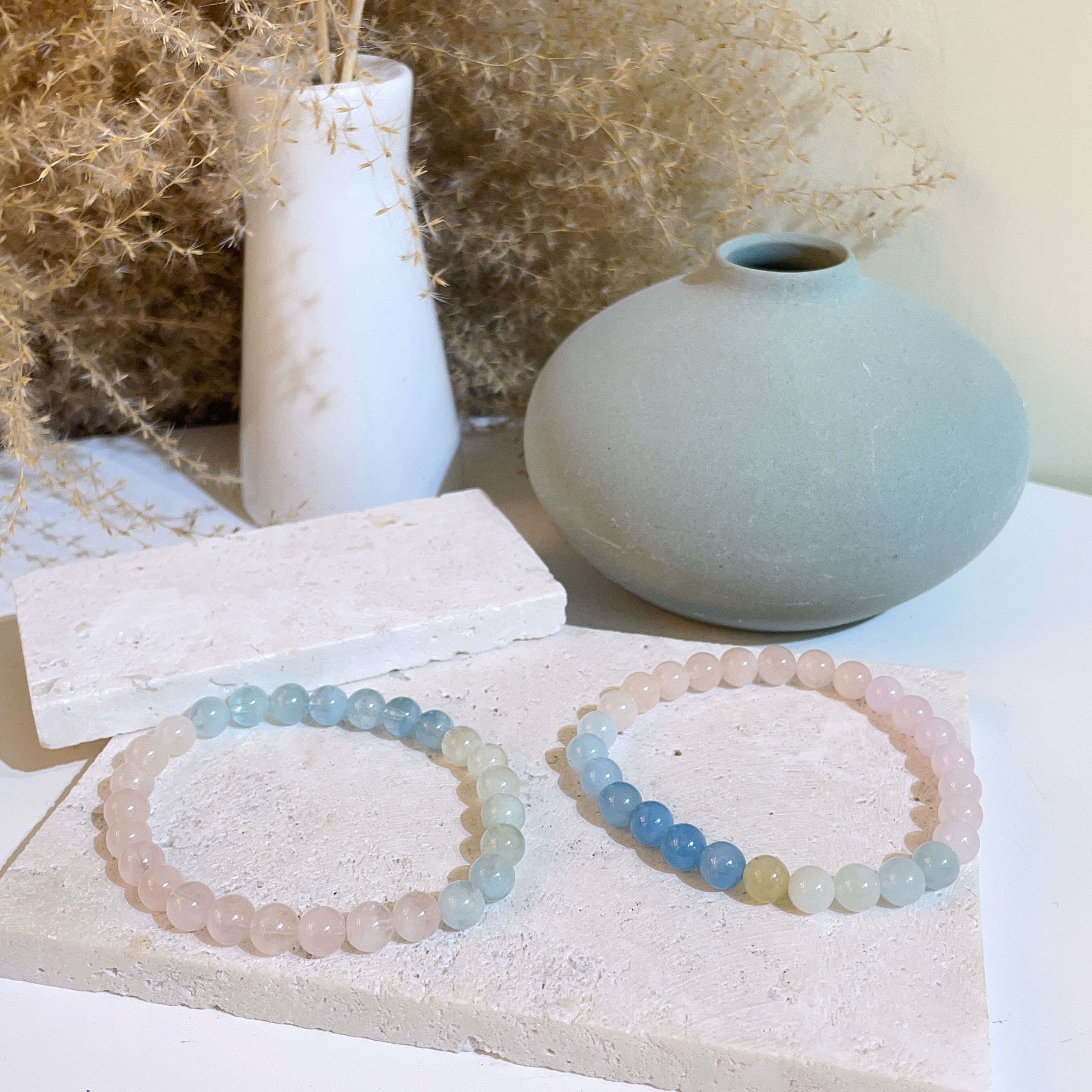 漸變彩透摩根石 7mm