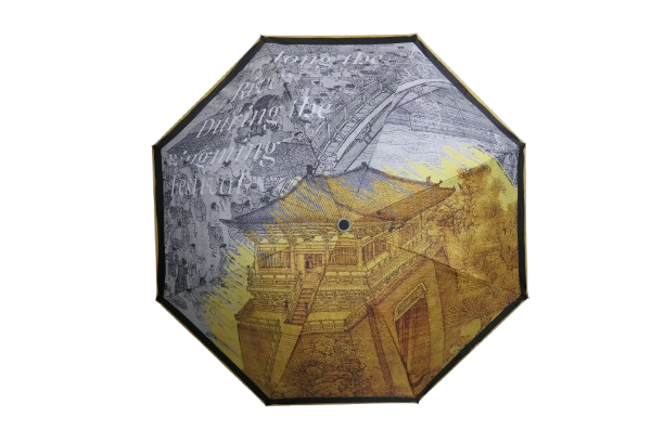 藝術輕便折傘《清明上河圖》金