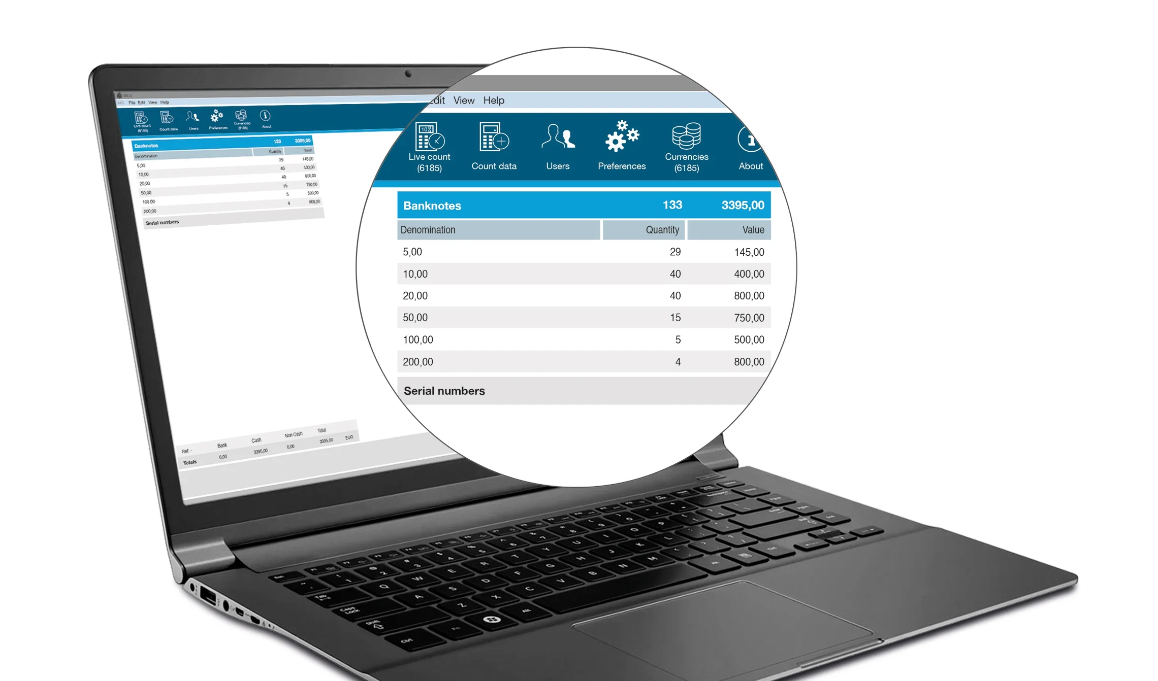 Safescan MCS Software 點鈔系統軟體