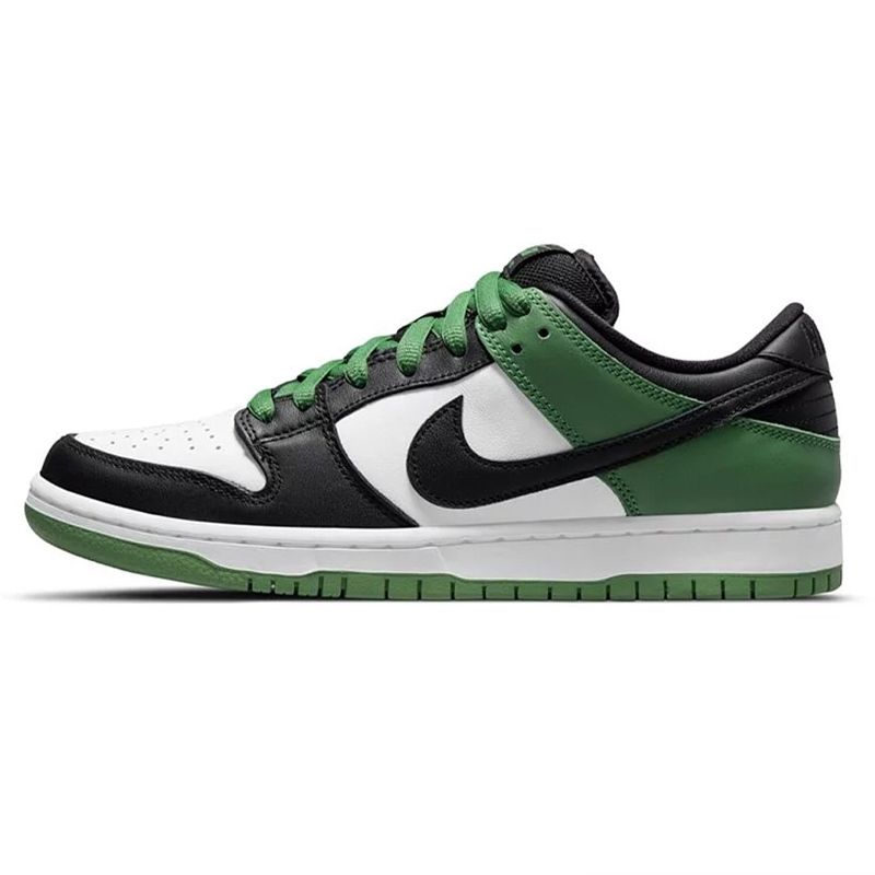 <連線代購商品>男女鞋 NIKE DUNK SB LOW CLASSIC GREEN 白黑綠 低筒休閒鞋【BQ6817-302】