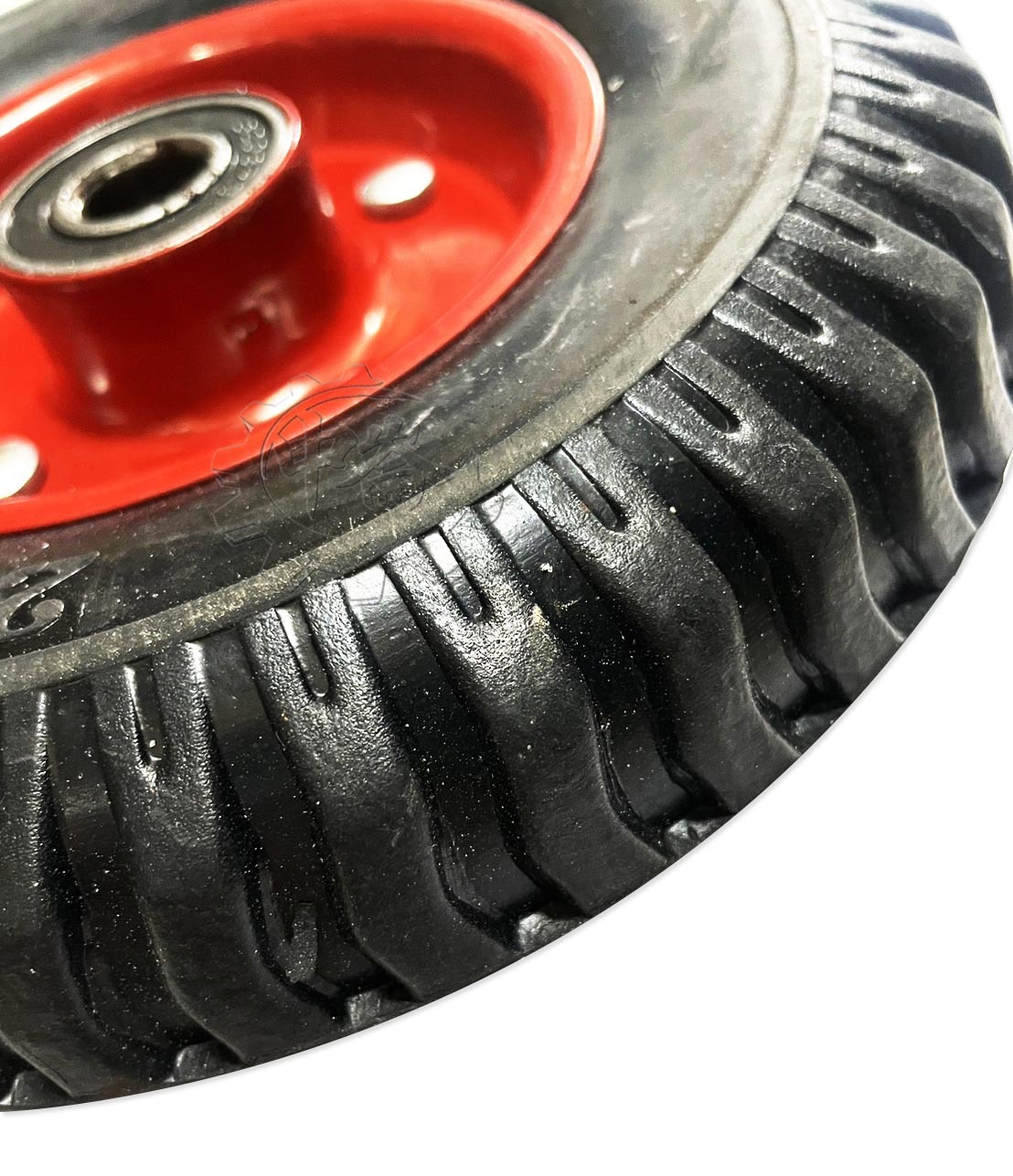 ＊中崙五金【附發票】專業 8吋 PU輪 硬輪 免打氣輪胎 手推車輪 獨輪車輪 雙軸承設計 特價中