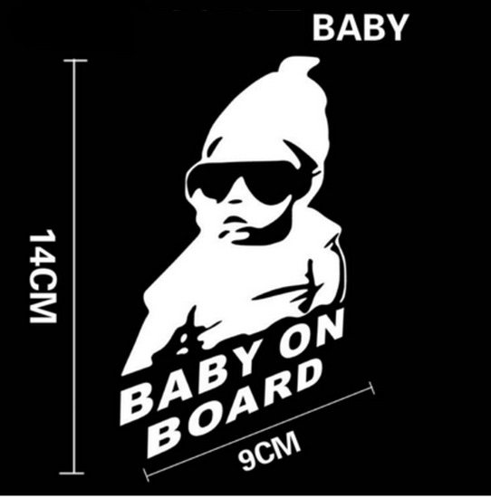 新款baby反光汽車門貼【下單後請聯絡客服確認發貨尺碼及顏色】