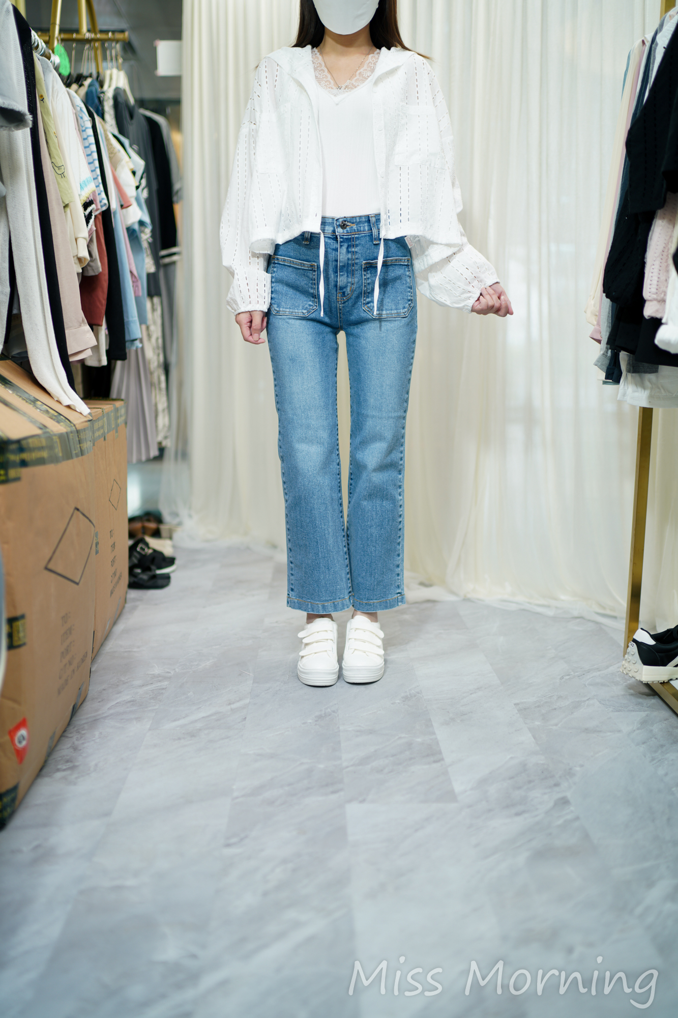 氣質束腳上衣/外套2穿(14107)