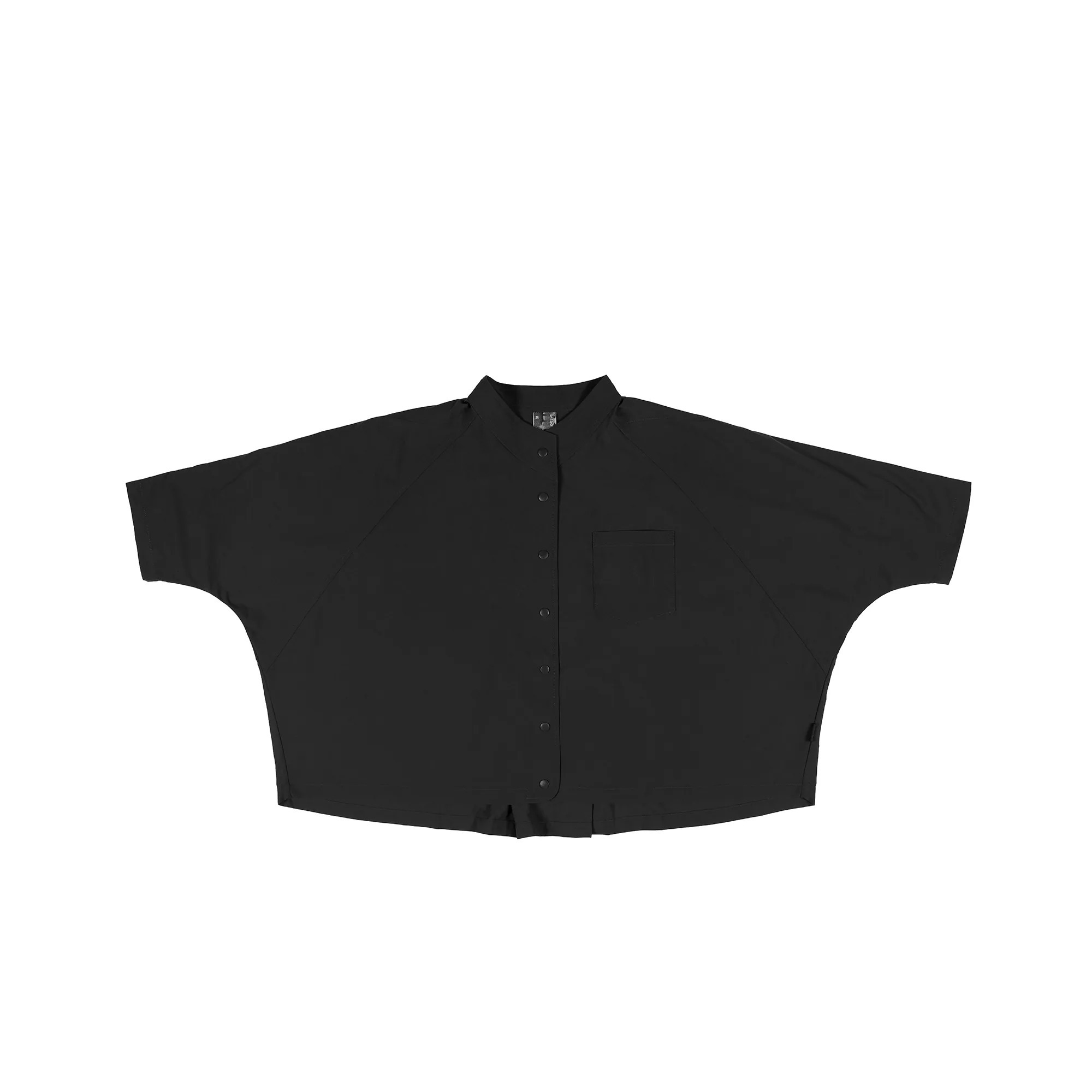 2024SS oqLiq left collar shirt 大輪廓 寬版 襯衫 五分 短袖 現貨 24SWD04