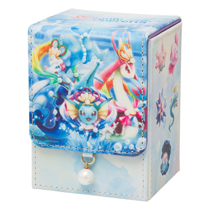 寶可夢卡牌收納盒(皮製)水伊貝