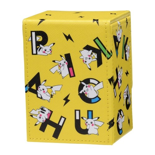 寶可夢卡牌收納盒(皮製)比卡