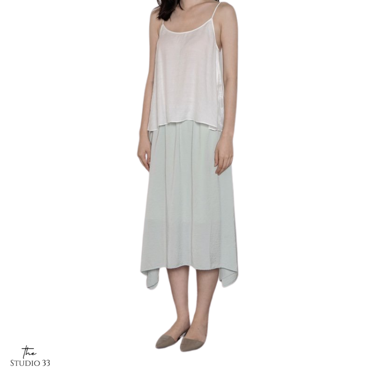 時尚棉柔飄逸A字裙