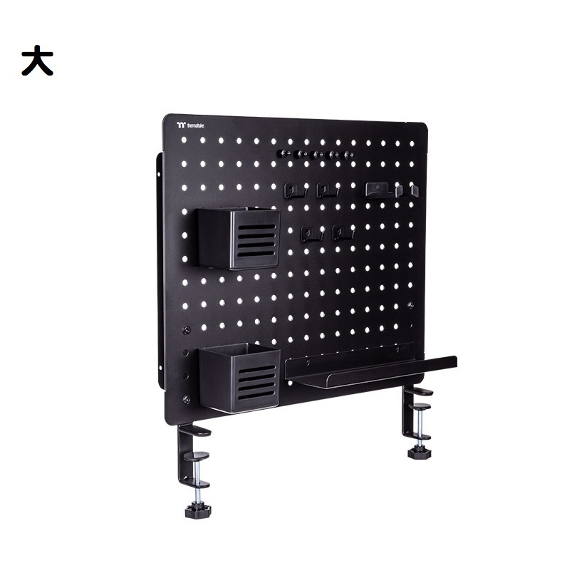 米特3C數位–曜越 夾桌式拼接收納立架 大GEA-GDP-DPLBLK-01/中GEA-GDP-DPMBLK-01