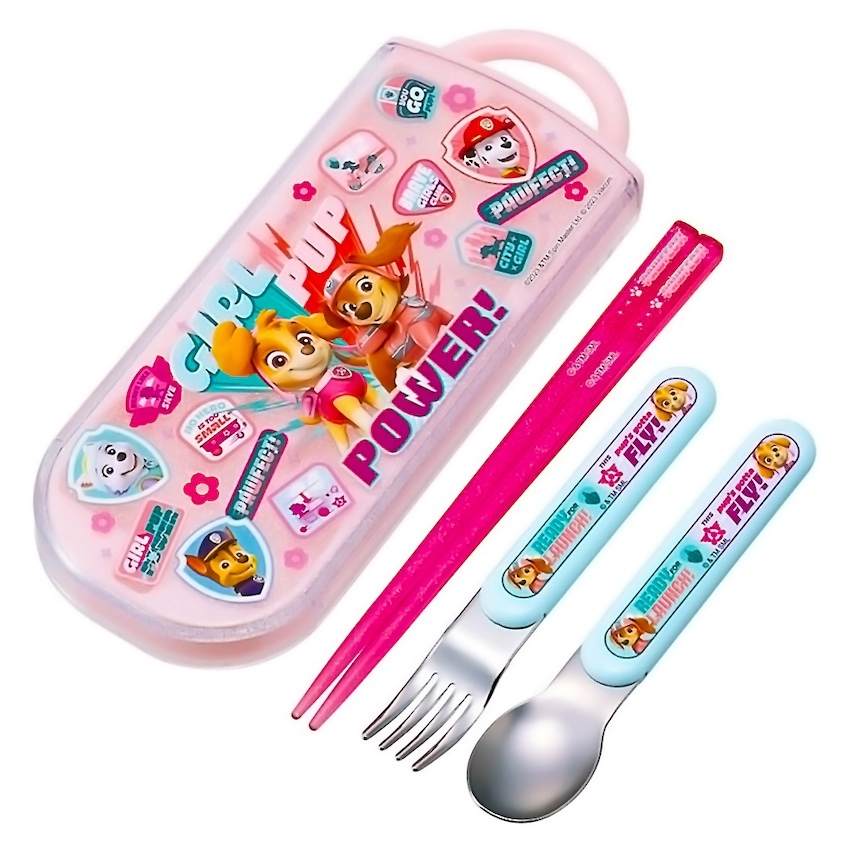 日本製 Skater 銀離子餐具套裝 - Paw Patrol Girl