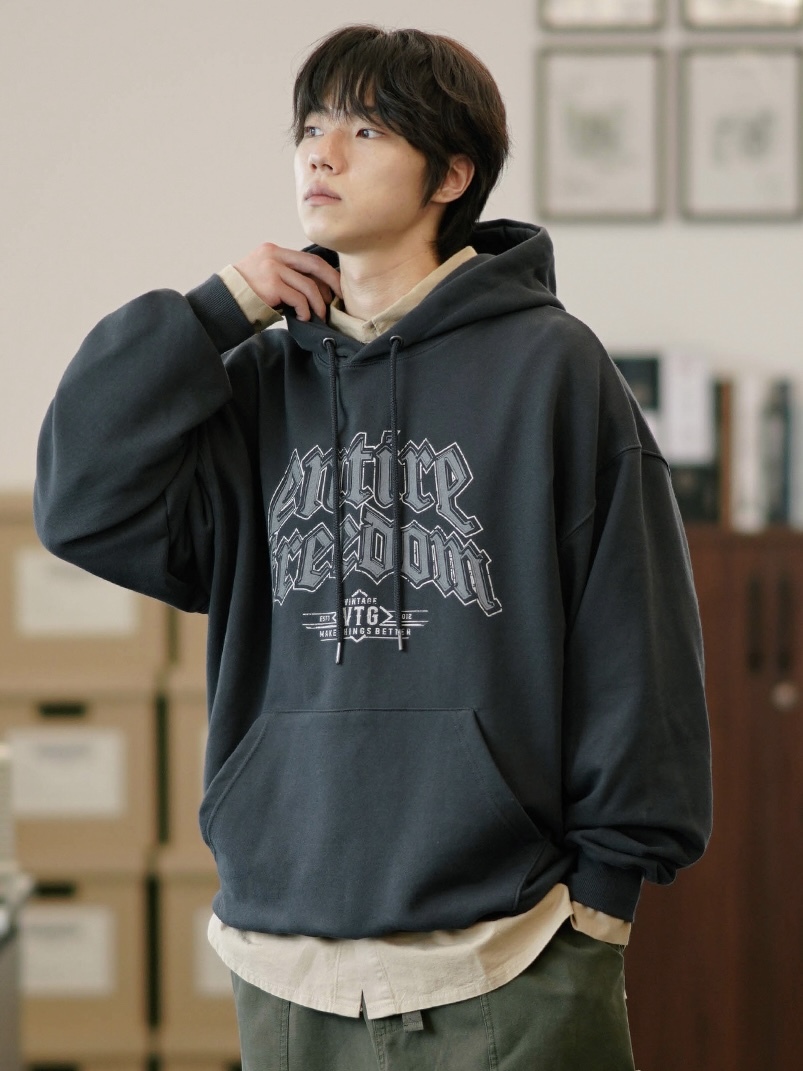 <預購> 韓國JEMUT FREEDOM OVERFIT高磅帽T