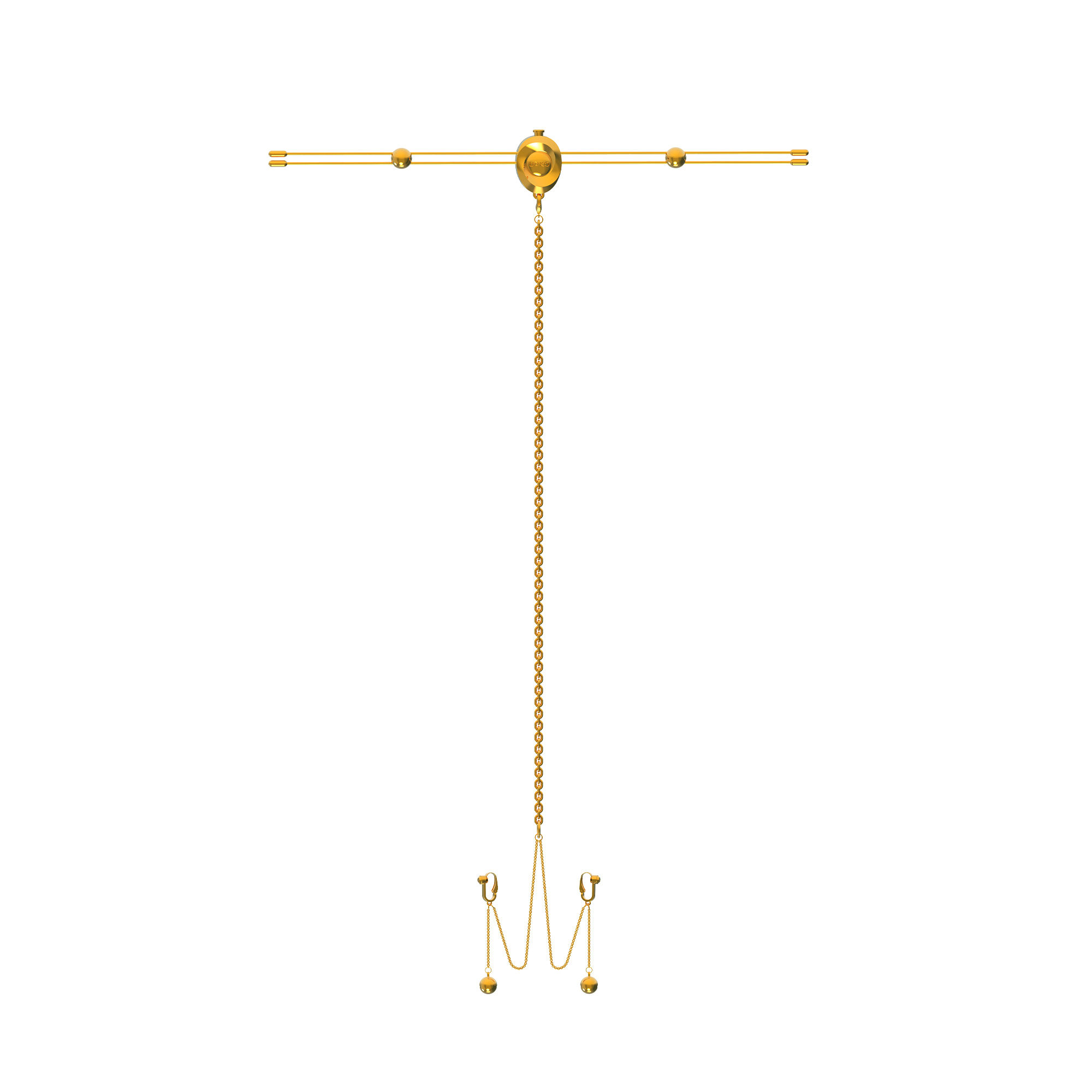 義大利 UPKO 震動乳橋+私處夾套裝