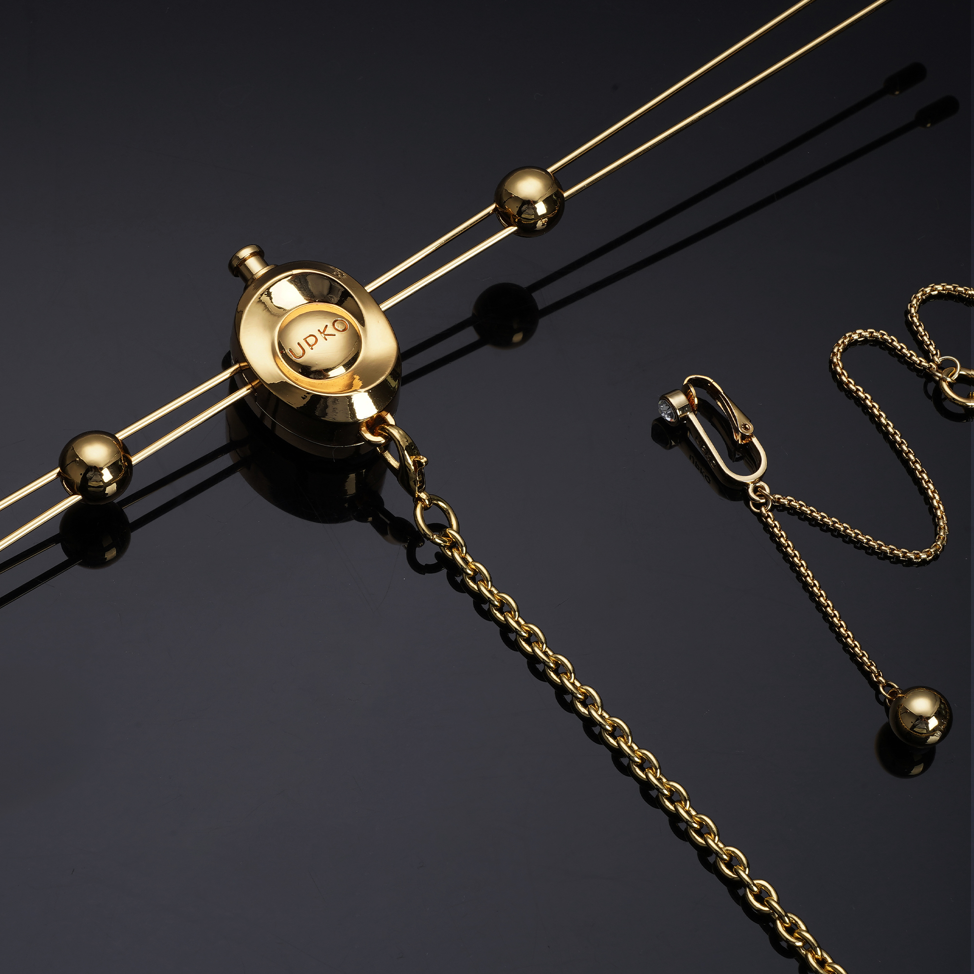 義大利 UPKO 震動乳橋+私處夾套裝