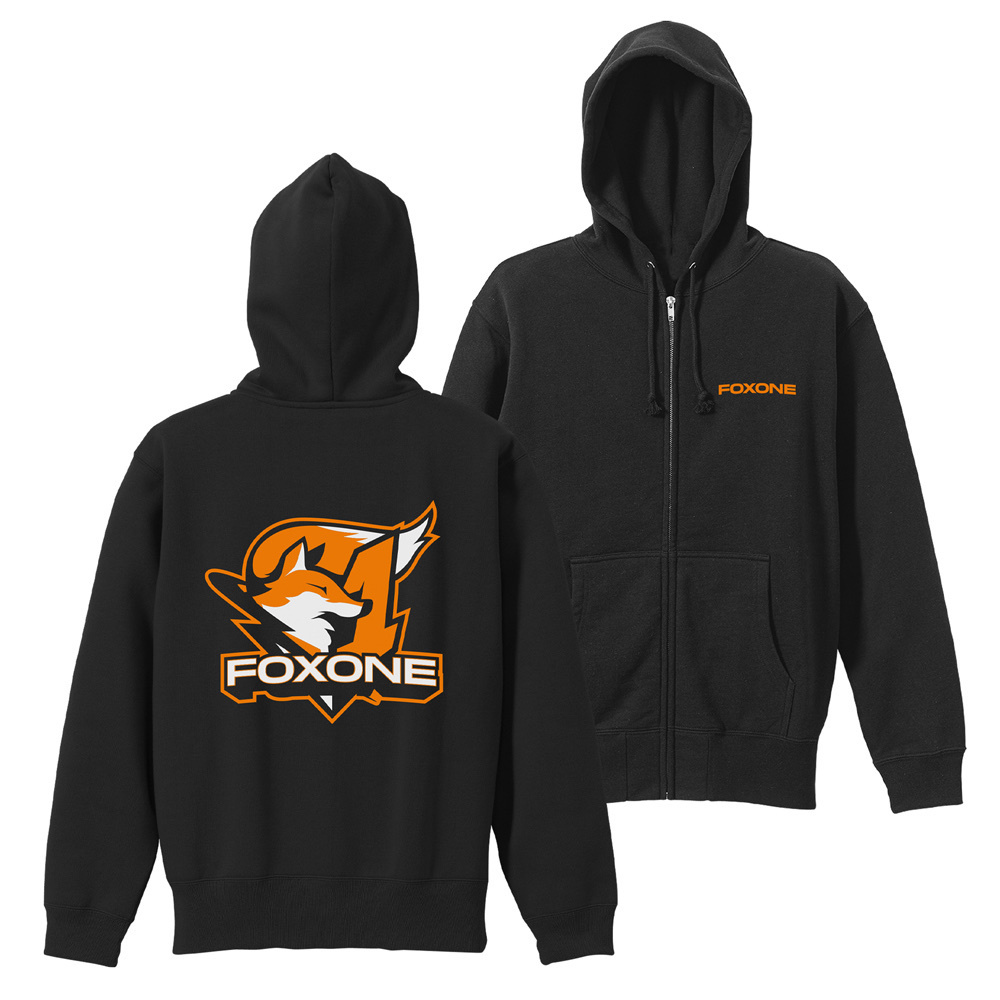 Cospa 0909 FOX ONE ジップパーカー [TVアニメ「僕らの雨いろプロトコル」] BLACK