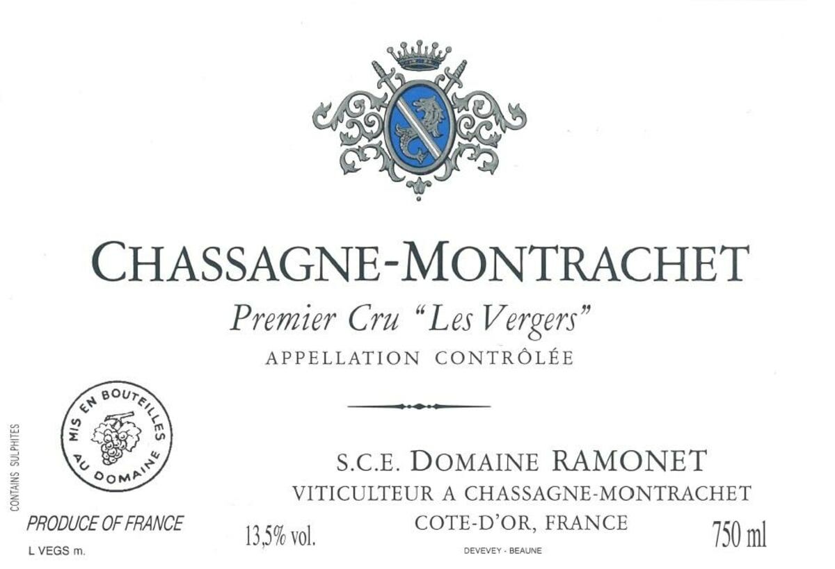 Ramonet Andre Chassagne Montrachet 1er Cru Les Vergers 2020