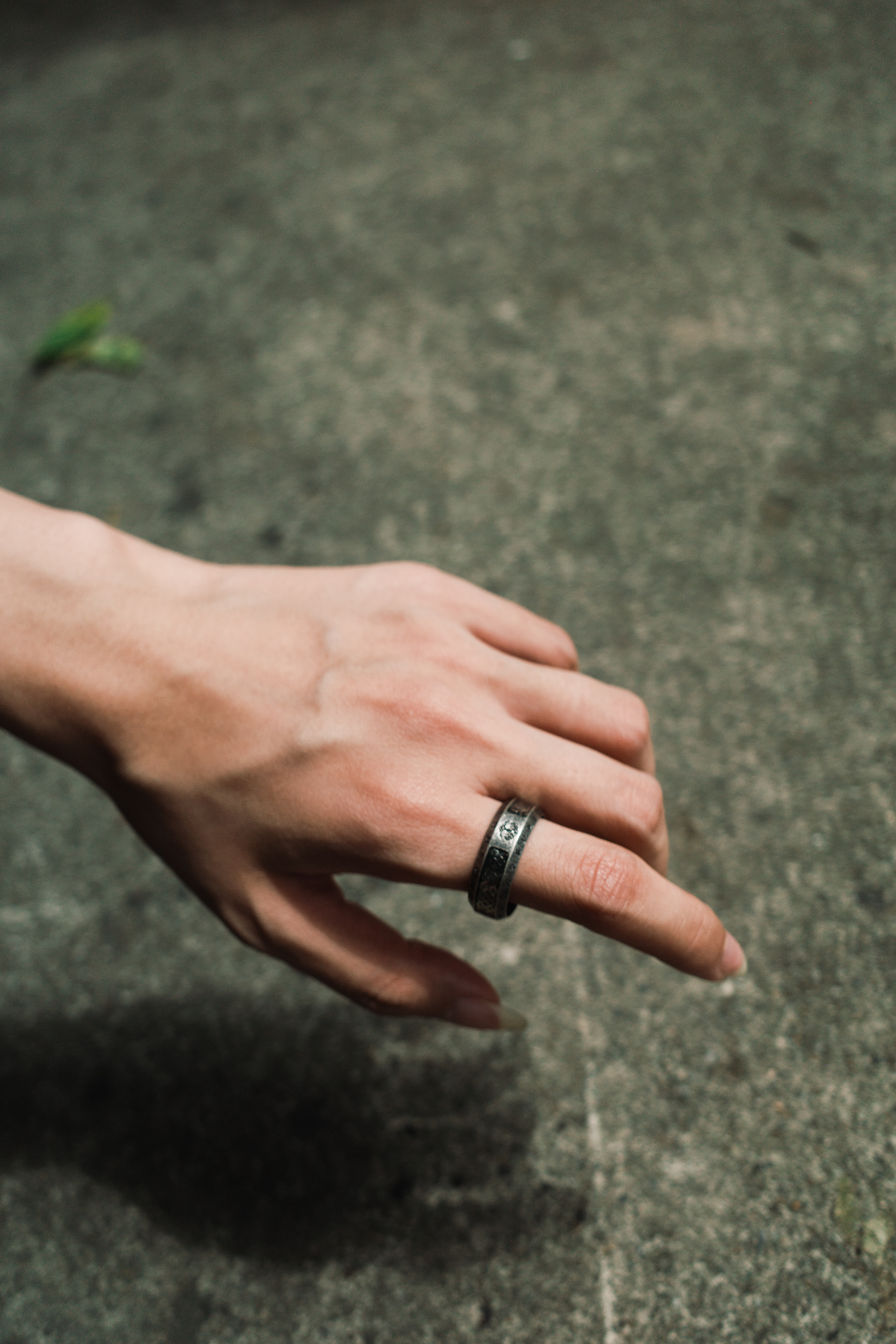 『Always_Good』生命之樹 雕花 鈦鋼 戒指