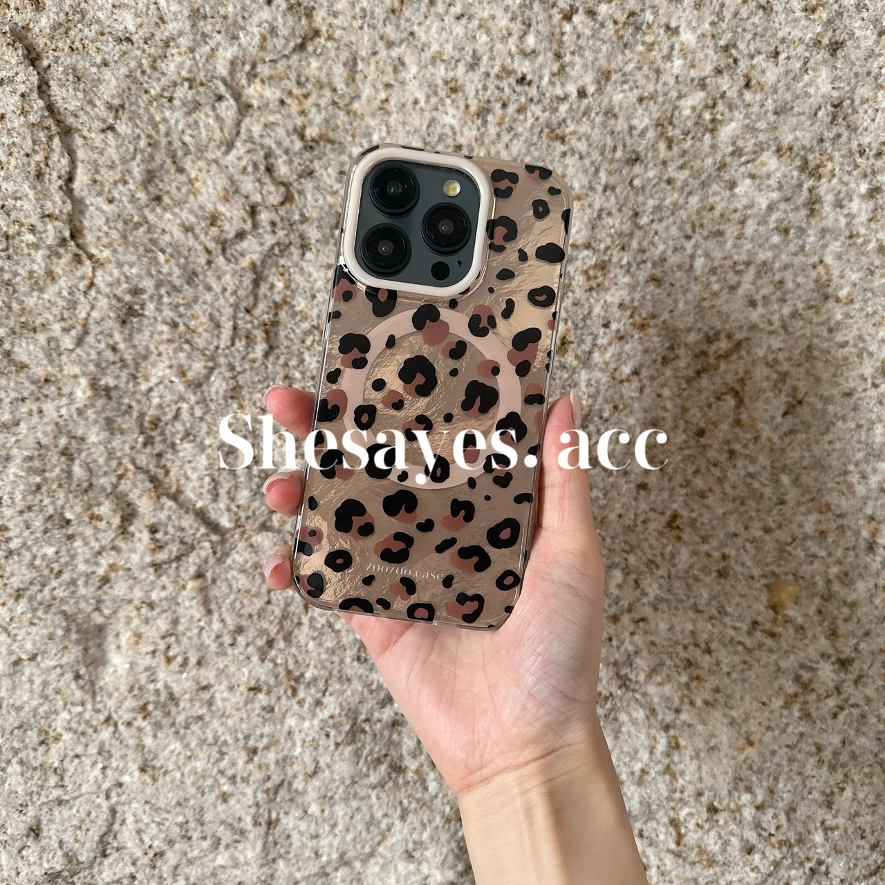 IPHONE 豹紋MagSafe磁吸手機殼