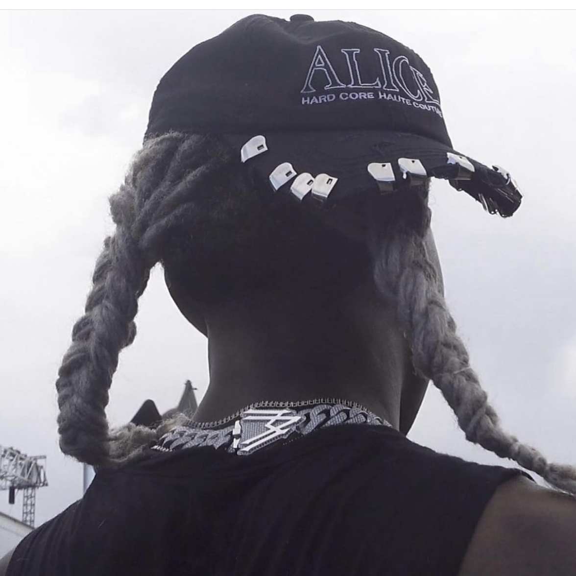 ALICE HOLLYWOOD Chopper Logo Cap Black 棒球帽老帽帽子